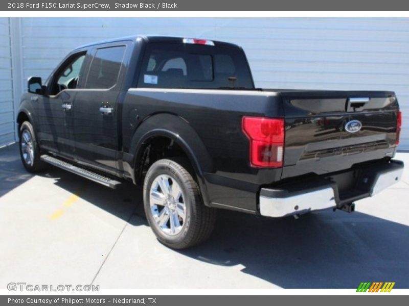 Shadow Black / Black 2018 Ford F150 Lariat SuperCrew