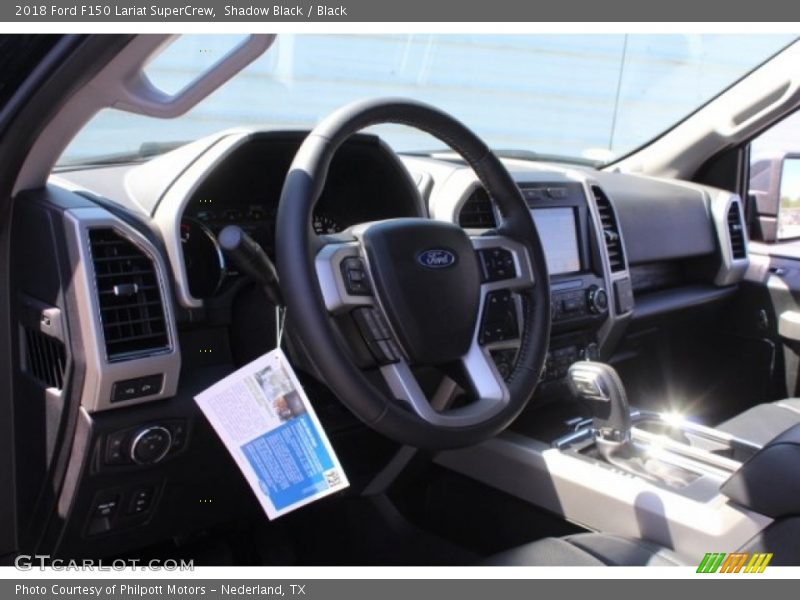 Shadow Black / Black 2018 Ford F150 Lariat SuperCrew