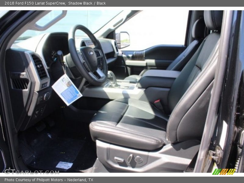 Shadow Black / Black 2018 Ford F150 Lariat SuperCrew