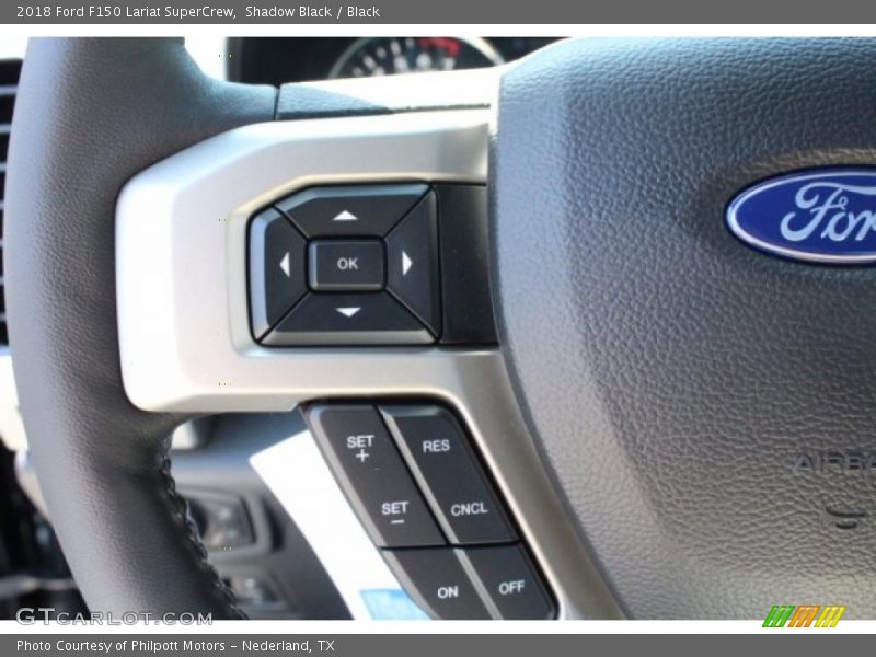 Shadow Black / Black 2018 Ford F150 Lariat SuperCrew