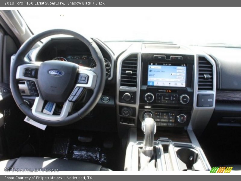 Shadow Black / Black 2018 Ford F150 Lariat SuperCrew