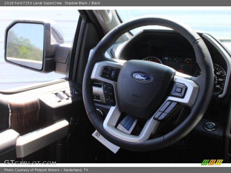 Shadow Black / Black 2018 Ford F150 Lariat SuperCrew