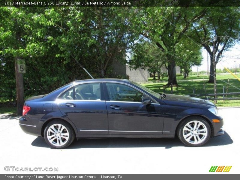 Lunar Blue Metallic / Almond Beige 2013 Mercedes-Benz C 250 Luxury