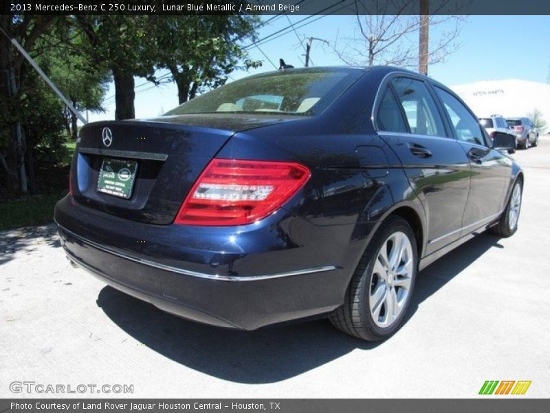 Lunar Blue Metallic / Almond Beige 2013 Mercedes-Benz C 250 Luxury