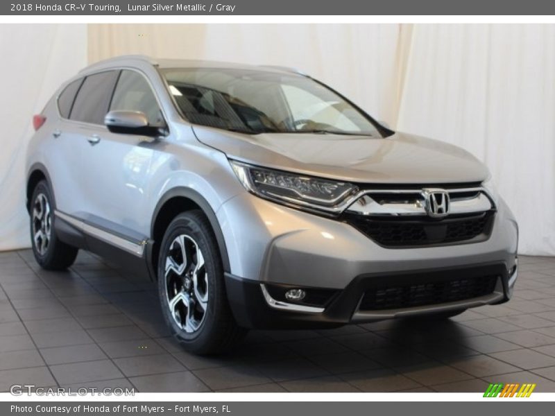 Lunar Silver Metallic / Gray 2018 Honda CR-V Touring