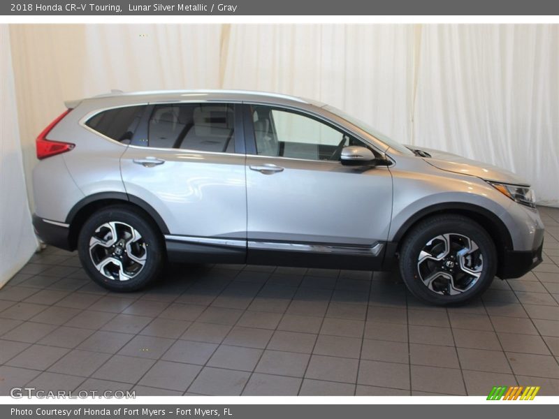 Lunar Silver Metallic / Gray 2018 Honda CR-V Touring