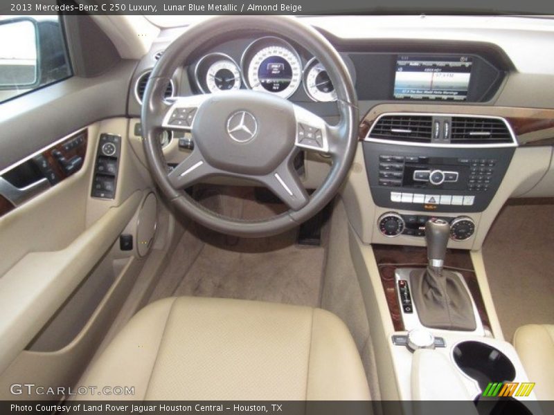 Lunar Blue Metallic / Almond Beige 2013 Mercedes-Benz C 250 Luxury