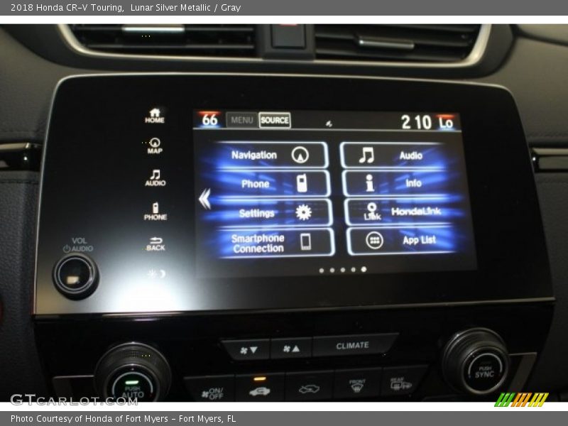 Lunar Silver Metallic / Gray 2018 Honda CR-V Touring