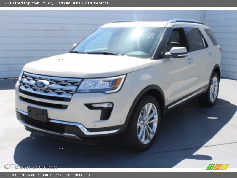 Platinum Dune / Medium Stone 2018 Ford Explorer Limited