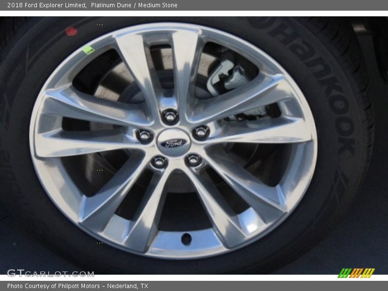 Platinum Dune / Medium Stone 2018 Ford Explorer Limited