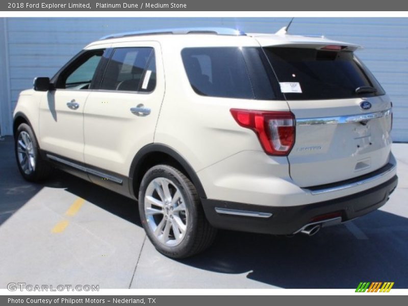 Platinum Dune / Medium Stone 2018 Ford Explorer Limited