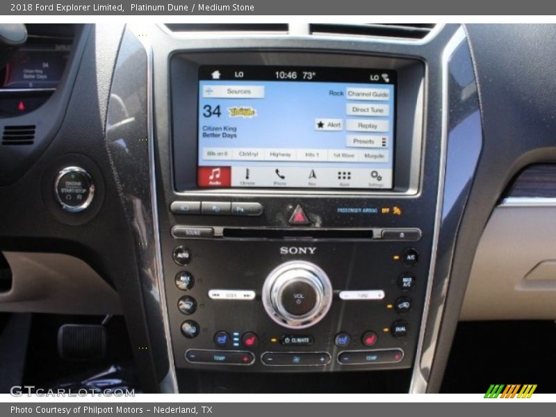 Platinum Dune / Medium Stone 2018 Ford Explorer Limited