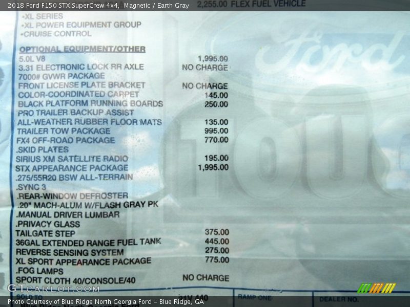 Magnetic / Earth Gray 2018 Ford F150 STX SuperCrew 4x4