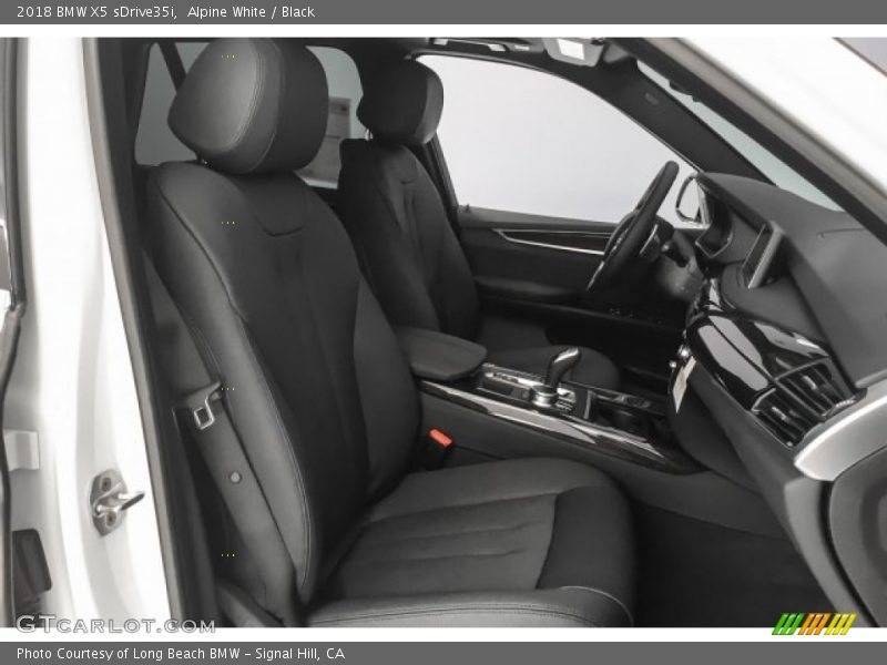 Alpine White / Black 2018 BMW X5 sDrive35i