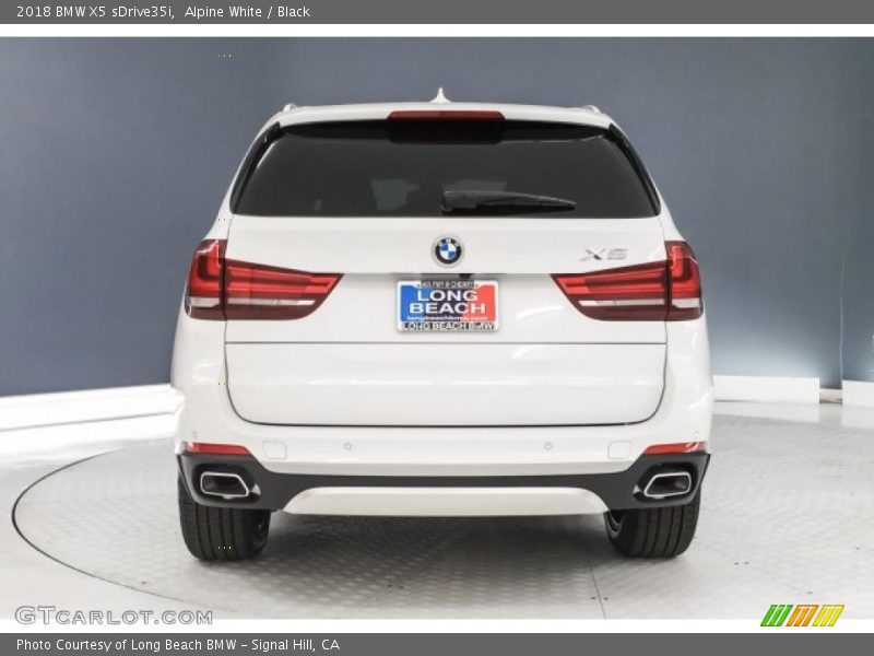 Alpine White / Black 2018 BMW X5 sDrive35i