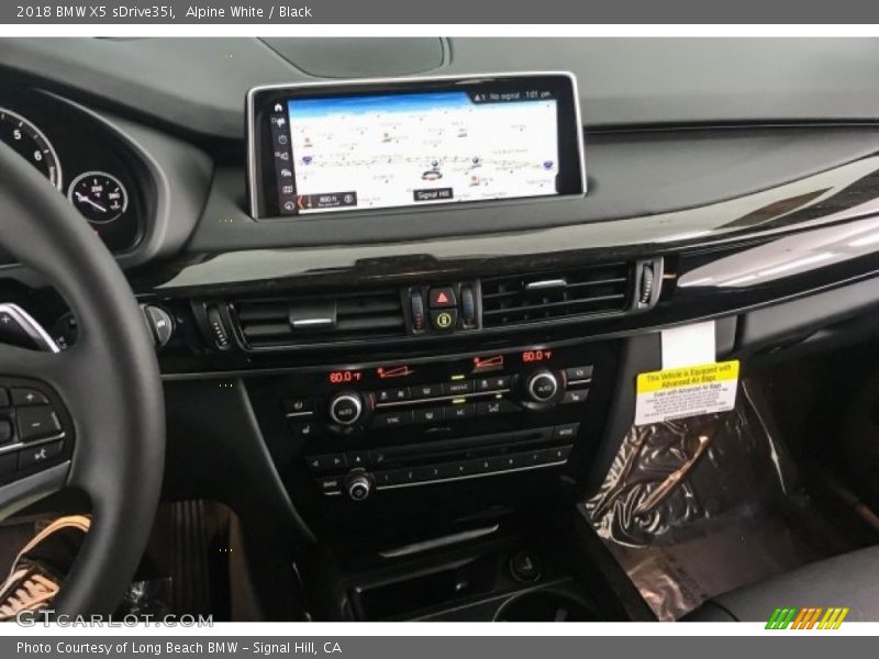 Alpine White / Black 2018 BMW X5 sDrive35i