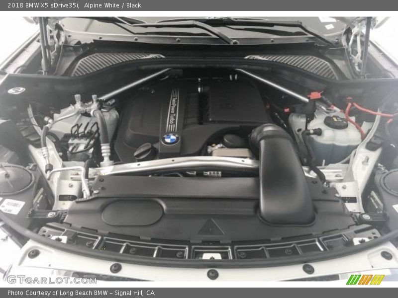 Alpine White / Black 2018 BMW X5 sDrive35i