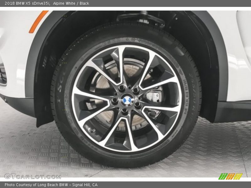 Alpine White / Black 2018 BMW X5 sDrive35i