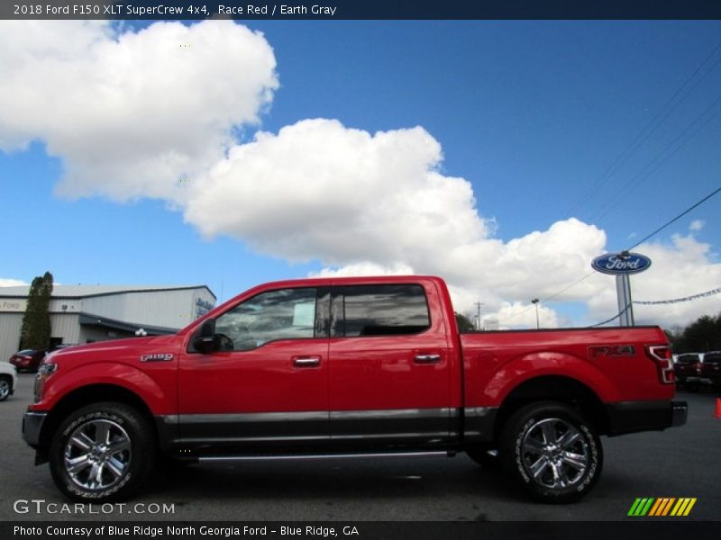 Race Red / Earth Gray 2018 Ford F150 XLT SuperCrew 4x4
