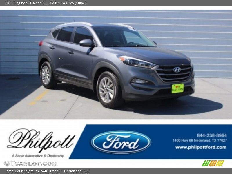 Coliseum Grey / Black 2016 Hyundai Tucson SE