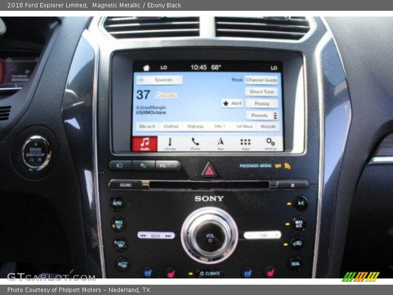Magnetic Metallic / Ebony Black 2018 Ford Explorer Limited