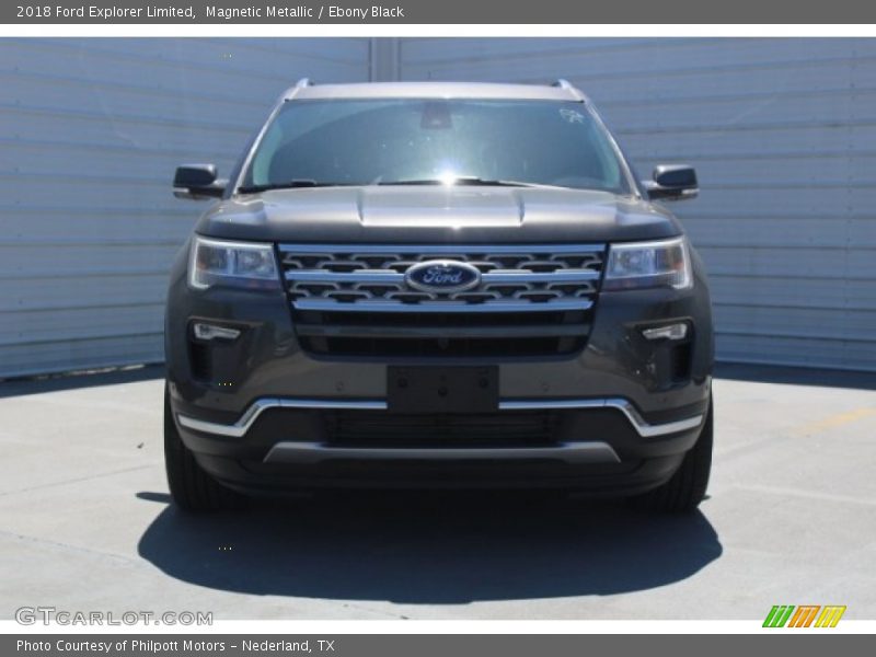 Magnetic Metallic / Ebony Black 2018 Ford Explorer Limited