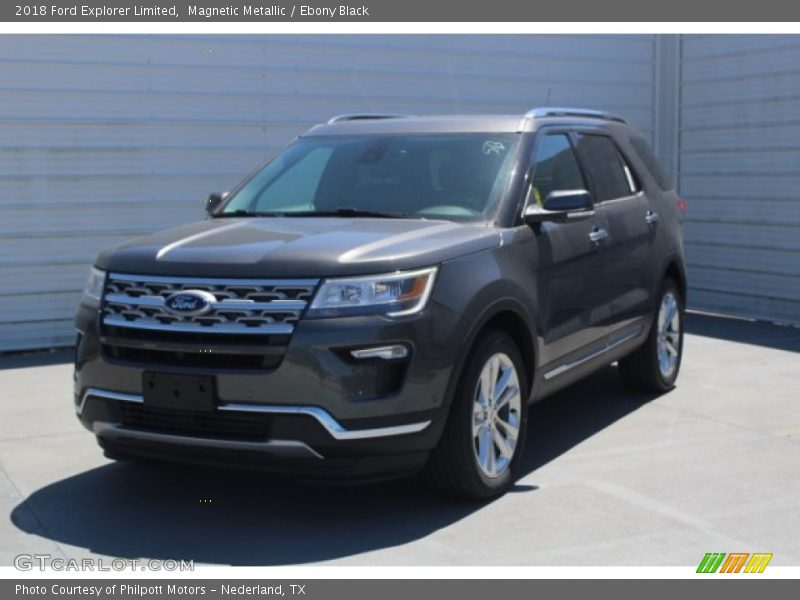 Magnetic Metallic / Ebony Black 2018 Ford Explorer Limited
