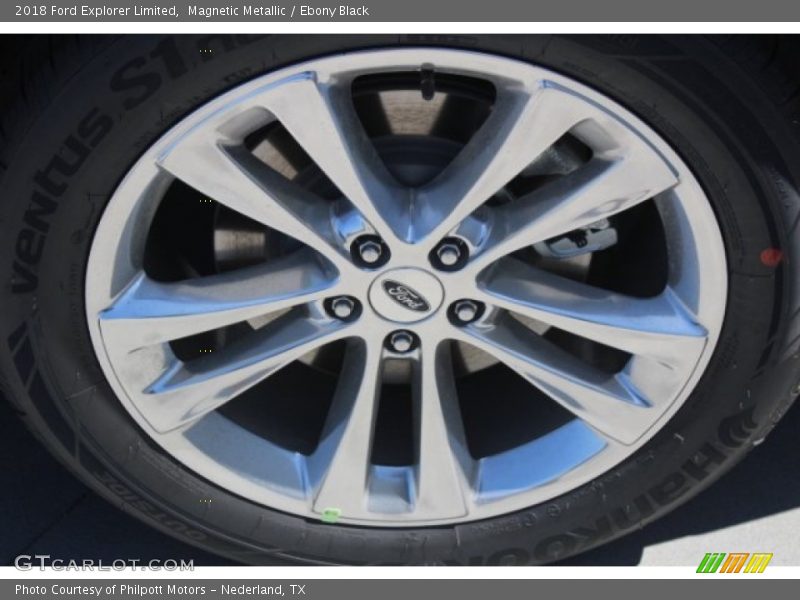 Magnetic Metallic / Ebony Black 2018 Ford Explorer Limited