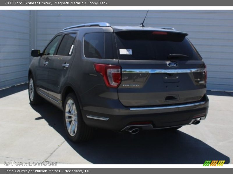 Magnetic Metallic / Ebony Black 2018 Ford Explorer Limited