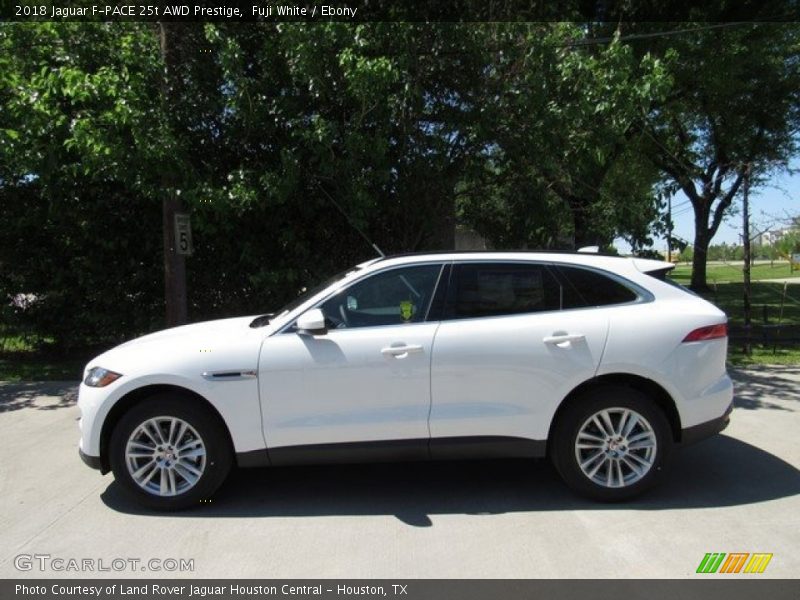 Fuji White / Ebony 2018 Jaguar F-PACE 25t AWD Prestige