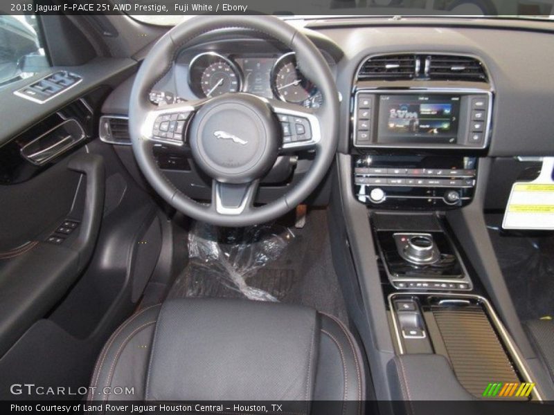 Fuji White / Ebony 2018 Jaguar F-PACE 25t AWD Prestige