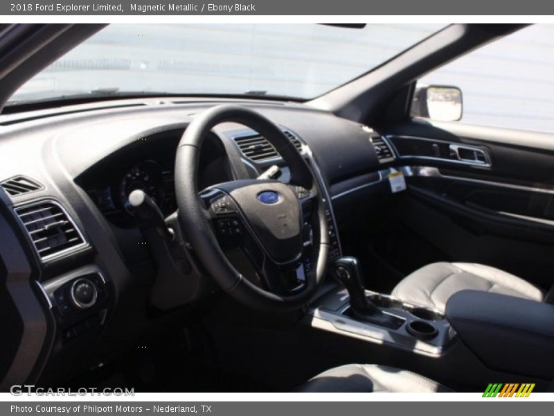 Magnetic Metallic / Ebony Black 2018 Ford Explorer Limited
