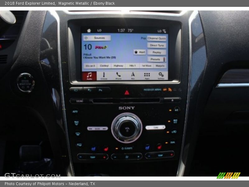 Magnetic Metallic / Ebony Black 2018 Ford Explorer Limited