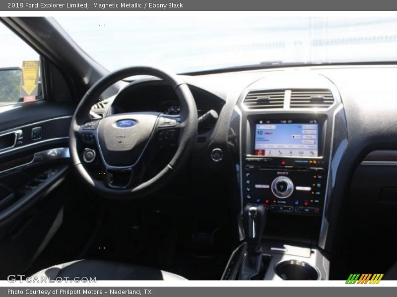 Magnetic Metallic / Ebony Black 2018 Ford Explorer Limited