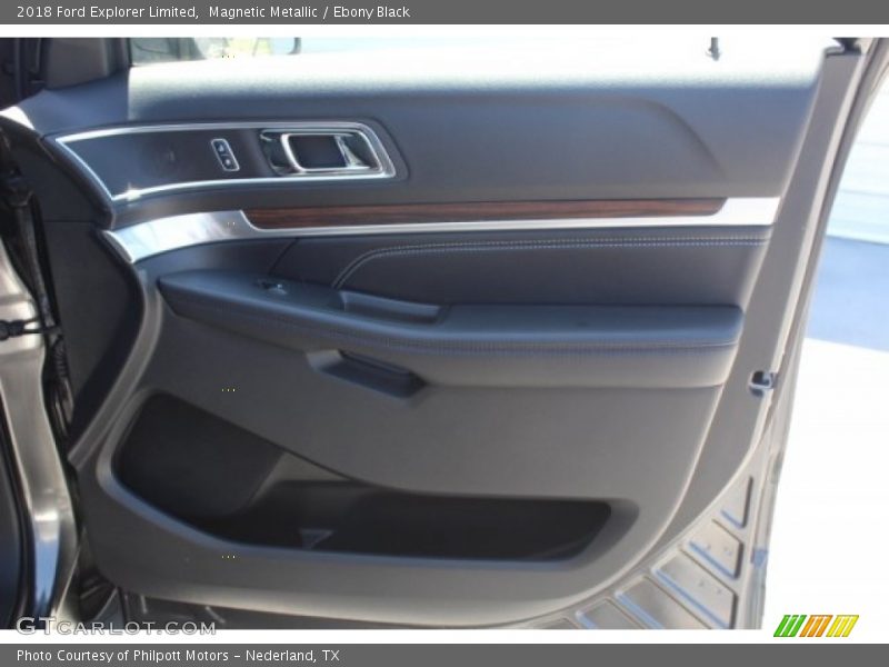 Magnetic Metallic / Ebony Black 2018 Ford Explorer Limited