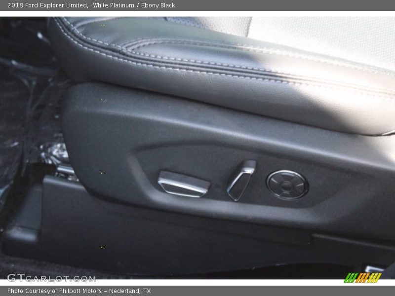 White Platinum / Ebony Black 2018 Ford Explorer Limited