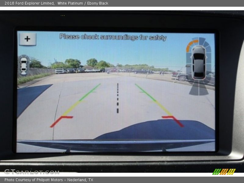 White Platinum / Ebony Black 2018 Ford Explorer Limited