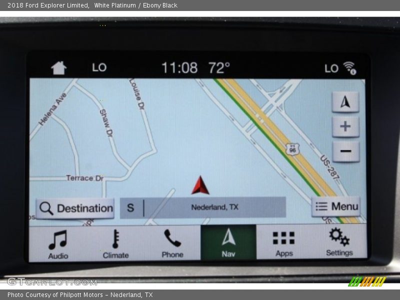 White Platinum / Ebony Black 2018 Ford Explorer Limited