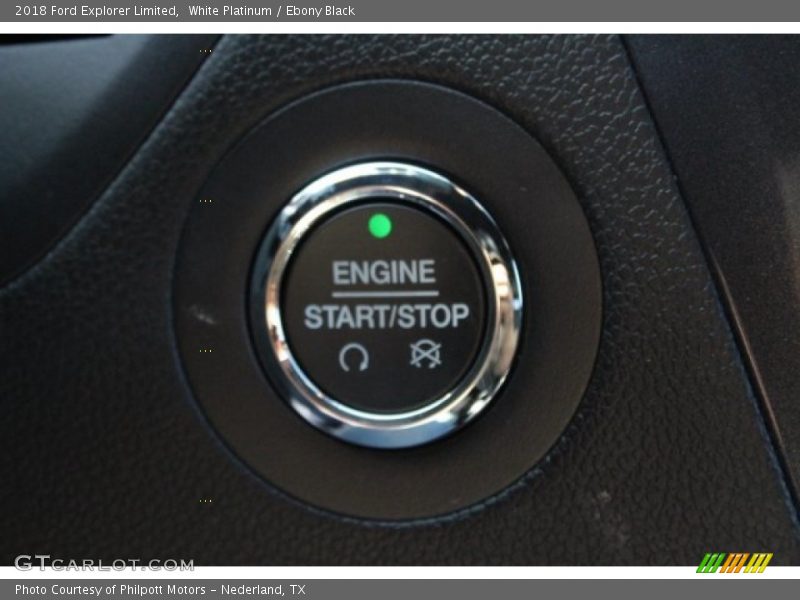 White Platinum / Ebony Black 2018 Ford Explorer Limited