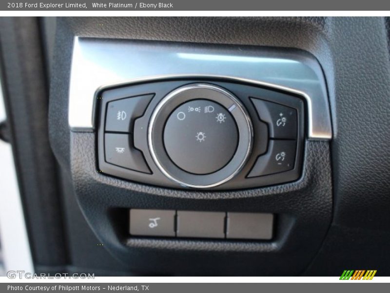 White Platinum / Ebony Black 2018 Ford Explorer Limited