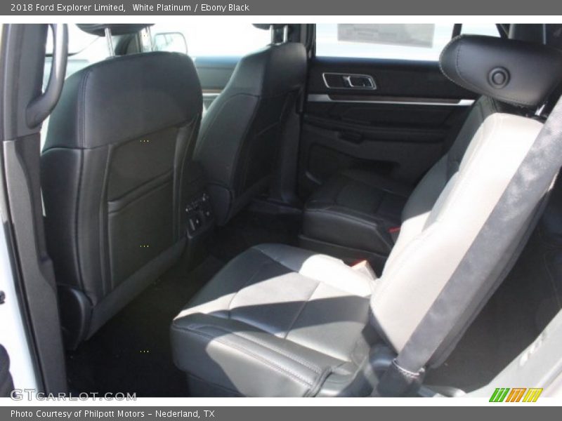 White Platinum / Ebony Black 2018 Ford Explorer Limited