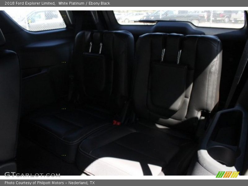 White Platinum / Ebony Black 2018 Ford Explorer Limited