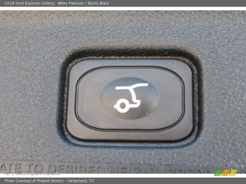 White Platinum / Ebony Black 2018 Ford Explorer Limited