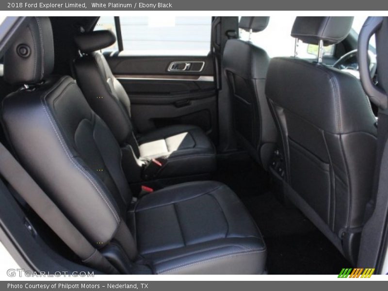 White Platinum / Ebony Black 2018 Ford Explorer Limited