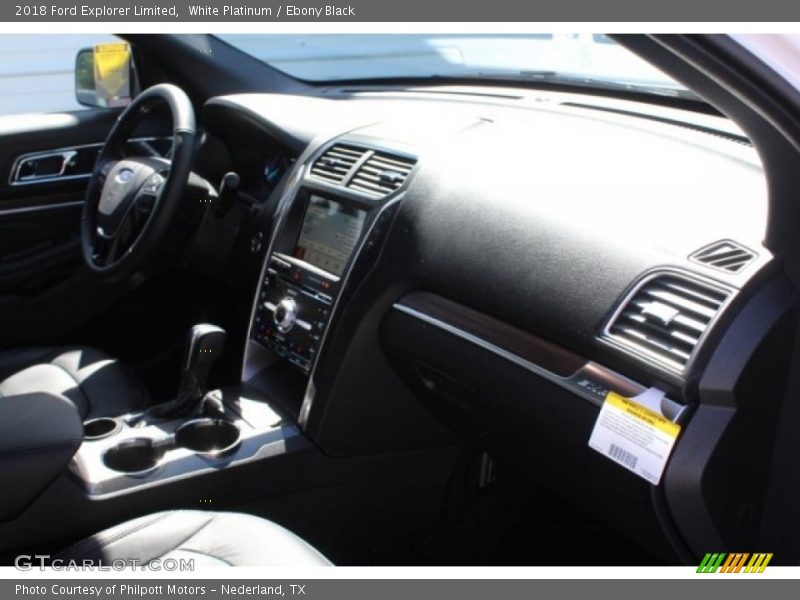 White Platinum / Ebony Black 2018 Ford Explorer Limited