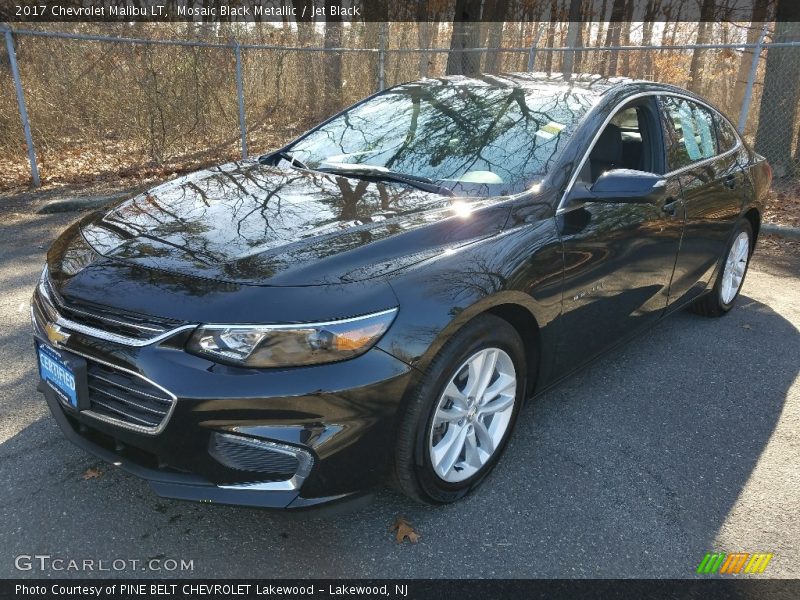 Mosaic Black Metallic / Jet Black 2017 Chevrolet Malibu LT
