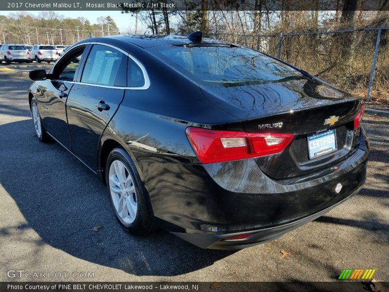 Mosaic Black Metallic / Jet Black 2017 Chevrolet Malibu LT