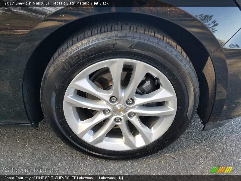 Mosaic Black Metallic / Jet Black 2017 Chevrolet Malibu LT