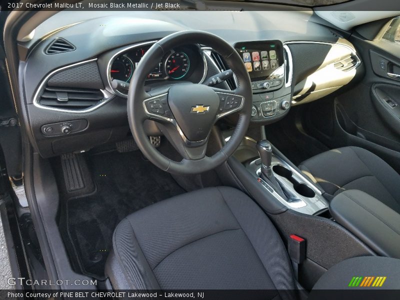 Mosaic Black Metallic / Jet Black 2017 Chevrolet Malibu LT