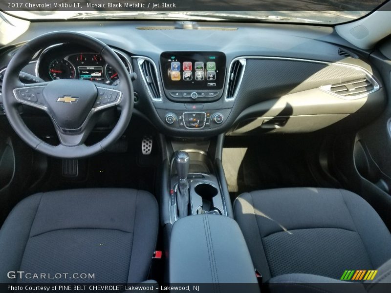 Mosaic Black Metallic / Jet Black 2017 Chevrolet Malibu LT